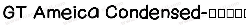 GT Ameica Condensed字体转换